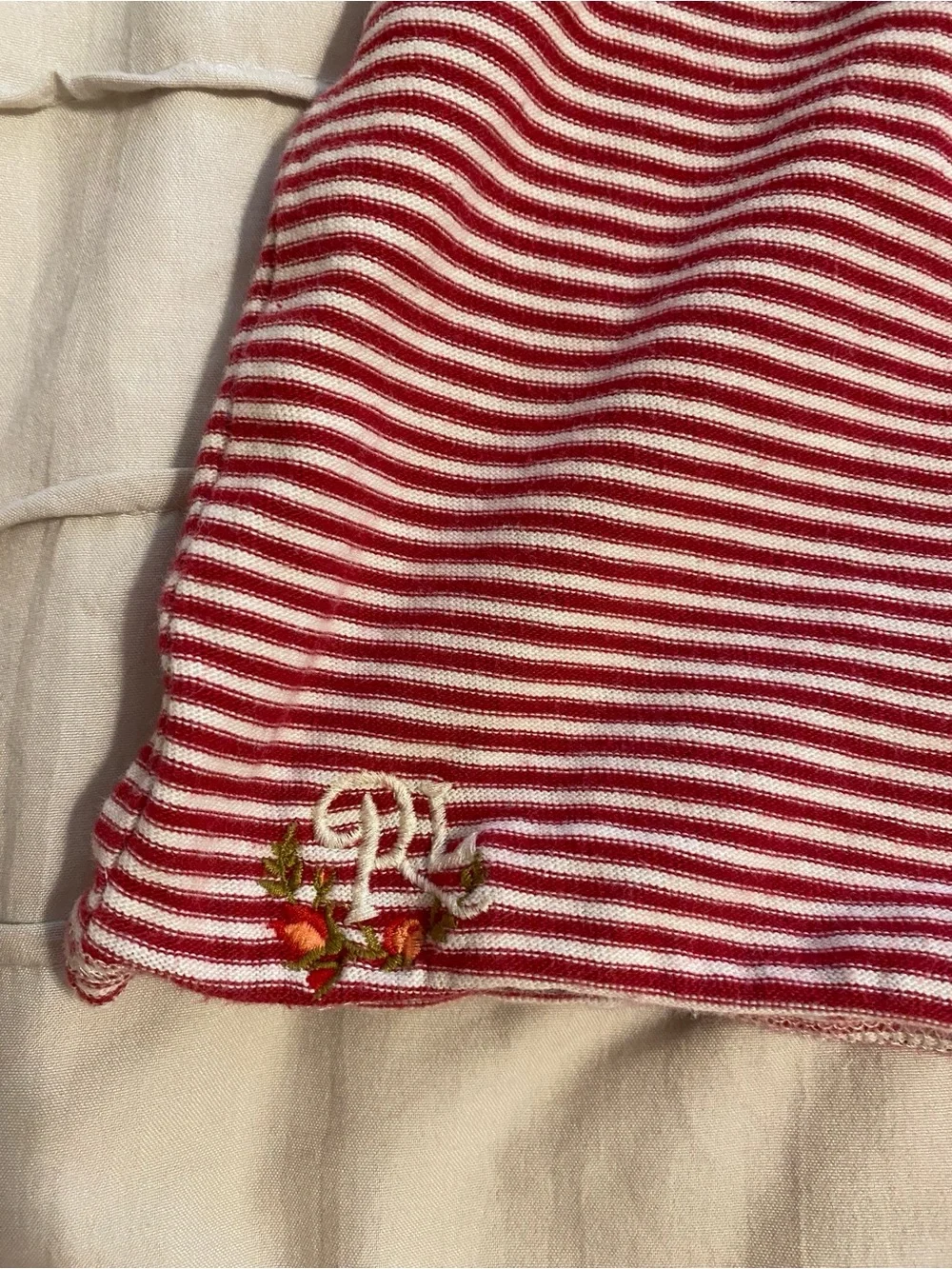 Polo by Ralph Lauren Red & White Striped Women’s Bike Shorts